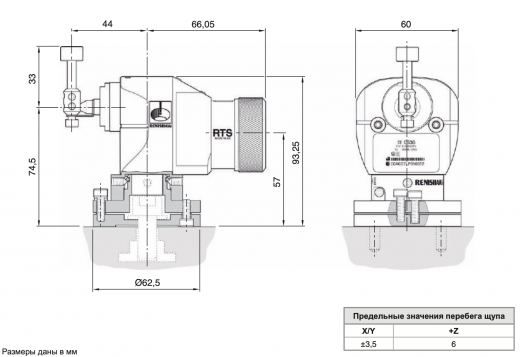 Датчик инструмента Renishaw RTS